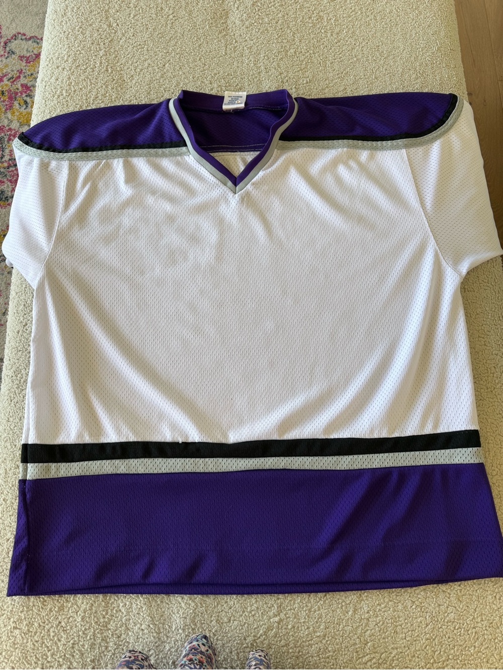 VENUS White Purple Black Men's Hockey Jersey